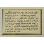 II RP, bilet zdawkowy 10 groszy 1924, PMG 64 - stary grading