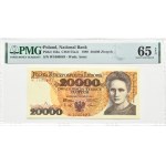 People's Republic of Poland, M. Skłodowska-Curie, 20000 gold 1989, series W, PMG 65 EPQ