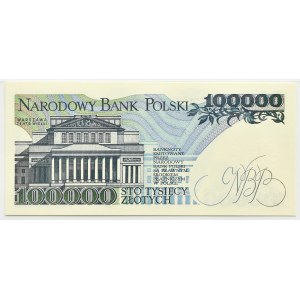 PRL, St. Moniuszko, 100000 gold 1990, AN series, PMG 66 EPQ - LOW NUMBER