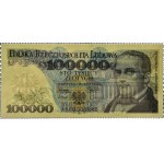 PRL, St. Moniuszko, 100000 gold 1990, AN series, PMG 66 EPQ - LOW NUMBER