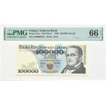 PRL, St. Moniuszko, 100000 gold 1990, AN series, PMG 66 EPQ - LOW NUMBER