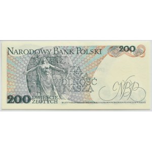 PRL, J. Dabrowski, 200 gold 1982, CM series, Warsaw, PMG 66 EPQ