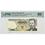 PRL, J. Dabrowski, 200 gold 1982, CM series, Warsaw, PMG 66 EPQ