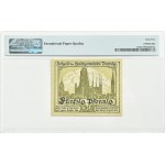 Wolne Miasto Gdańsk, 50 fenigów (pfennig) 1919, kolor zielony, PMG 65 EPQ