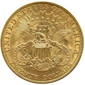 États-Unis d'Amérique, tête de la Liberté, 20 $ 1904, Philadelphie