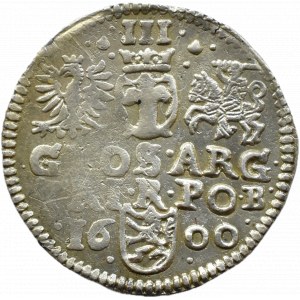 Sigismund III Vasa, trojak 1600, Bydgoszcz, RARE DECORATION