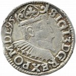 Sigismund III Vasa, trojak 1595, Poznań - TWO DATES - RARE.