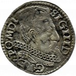 Sigismond III Vasa, trojak 1598, Poznań, NON MENTIONNÉ - PAS DE CROIX EN A