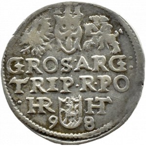 Sigismund III Vasa, trojak 1598, Poznań