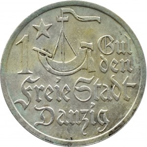Wolne Miasto Gdańsk, Koga, 1 gulden 1923, Utrecht