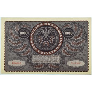 II Republic, 1000 marks 1919, II series A - type 4, UNC