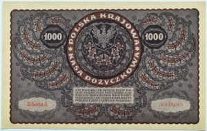 II RP, 1000 marek 1919, II seria A - typ 4, UNC