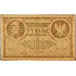 II RP, 1000 marks 1919, series O, Warsaw, BEAUTIFUL!