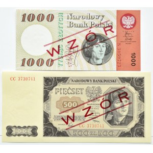 RP/PRL, Wzory banknotów 1948-1965 w etui, PIĘKNIE ZACHOWANE
