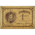 II RP, T. Kościuszko, 1 złoty 1919 S.21 I, Kolekcja Lucow, PIĘKNE!