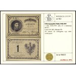 II RP, T. Kościuszko, 1 złoty 1919 S.21 I, Kolekcja Lucow, PIĘKNE!