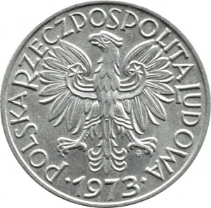 PRL, Fisherman, 5 zloty 1973, Warsaw