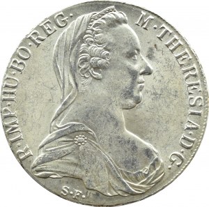 Austria, Maria Theresa, 1780 thaler, Vienna, new minting, CUSTOM STEMPEL