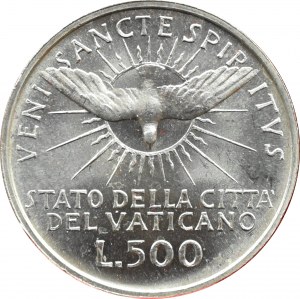 Vatican, Sede Vacante, 500 lire 1963 R, Rome.