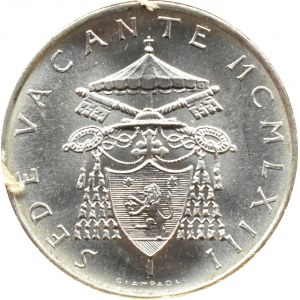 Watykan, Sede Vacante, 500 lirów 1963 R, Rzym
