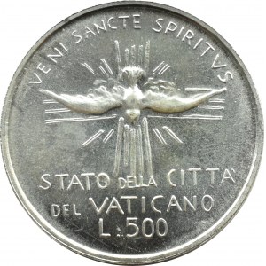 Watykan, Sede Vacante 500 lirów 1978 R - typ II, Rzym, UNC