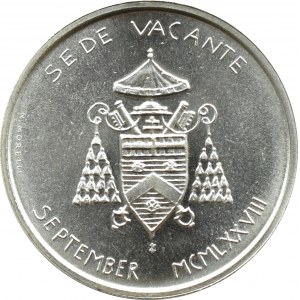 Watykan, Sede Vacante 500 lirów 1978 R - typ II, Rzym, UNC