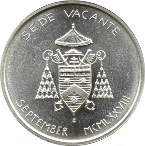 Vatican, Sede Vacante 500 lire 1978 R - type II, Rome, UNC