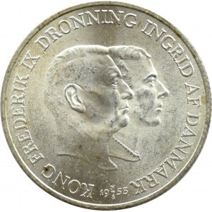 Dania, 2 korony 1953, Kampania na rzecz walki z gruźlicą w Grenlandii, Kopenhaga