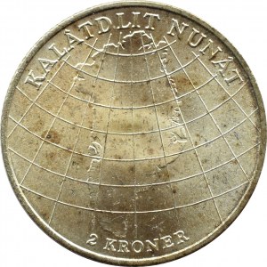 Denmark, Frederick IX, 2 crowns 1953, Campaign to fight tuberculosis in Greenland, Copenhagen