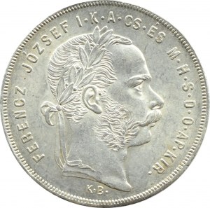 Austria-Hungary, Franz Joseph I, forint 1879 K.B., Kremnica