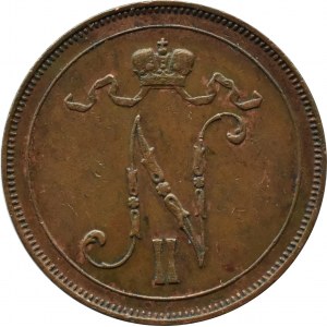 Finlandia, Mikołaj II, 10 pennia 1907, Helsinki