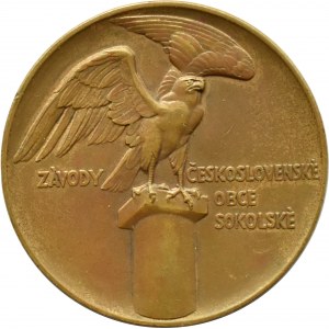 Czechosłowacja, medal Závody Československé Obce Sokolské, syg. Horejc