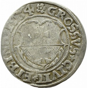 Sigismund I the Old, city penny 1534, Elbląg