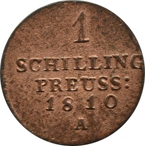 Germany, Prussia, Friedrich Wilhelm III, 1810 A shekel, Berlin, BEAUTIFUL
