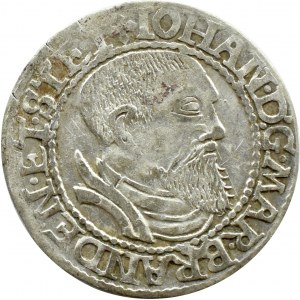 Śląsk, Ks. Krośnieńskie, ks. Jan I Kostrzyński, grosz 1544, Krosno
