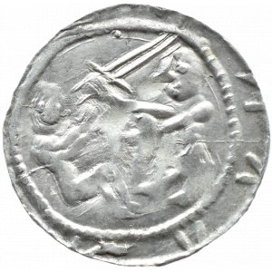Władysław II Wygnaniec (1138-1146), denar - Orzeł i Zając, BEZ OZDOBNIKÓW, Kraków