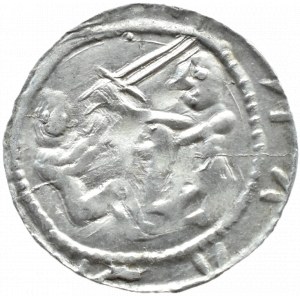 Wladyslaw II Wygnaniec (1138-1146), denarius - Eagle and Hare, WITHOUT DECORATION, Krakow