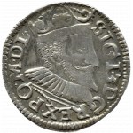 Zygmunt III Waza, trojak 1595 SIGI 3, IF, Poznań