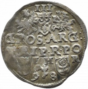 Sigismund III Vasa, trojak 1598, Poznań