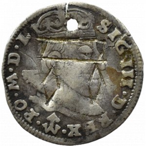 Zygmunt III Waza, trojak 1590, Wilno, CHALECKI