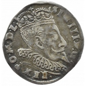 Zygmunt III Waza, trojak 1595, Wilno, CHALECKI i PRUS