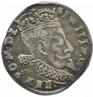 Sigismund III Vasa, trojak 1595, Vilnius, CHALECKI and PRUS