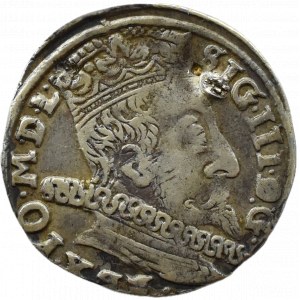 Zygmunt III Waza, trojak 1597, Wilno, CHALECKI - GŁOWA WOŁU
