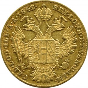 Austria, Ferdynand I Habsburg, dukat 1842 A, Wiedeń