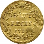 Państwo Kościelne, Klemens XII, scudo d`Oro 1738 (VIII), Rzym, RZADKIE