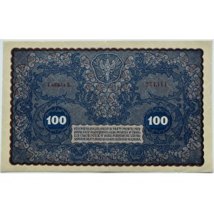 II RP, 100 marek 1919, I seria L, rzadkie