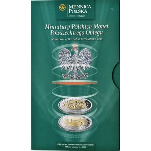 III RP, Miniatury Polskich Monet Powszechnego Obiegu 2008, UNC