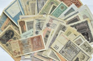 Germany, interwar period (1918-1939), flight of various banknotes (1)