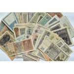 Niemcy, okres międzywojenny (1918-1939), lot różnych banknotów (1)