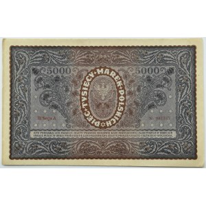 II RP, 5000 marek 1919, PIĘKNE!
